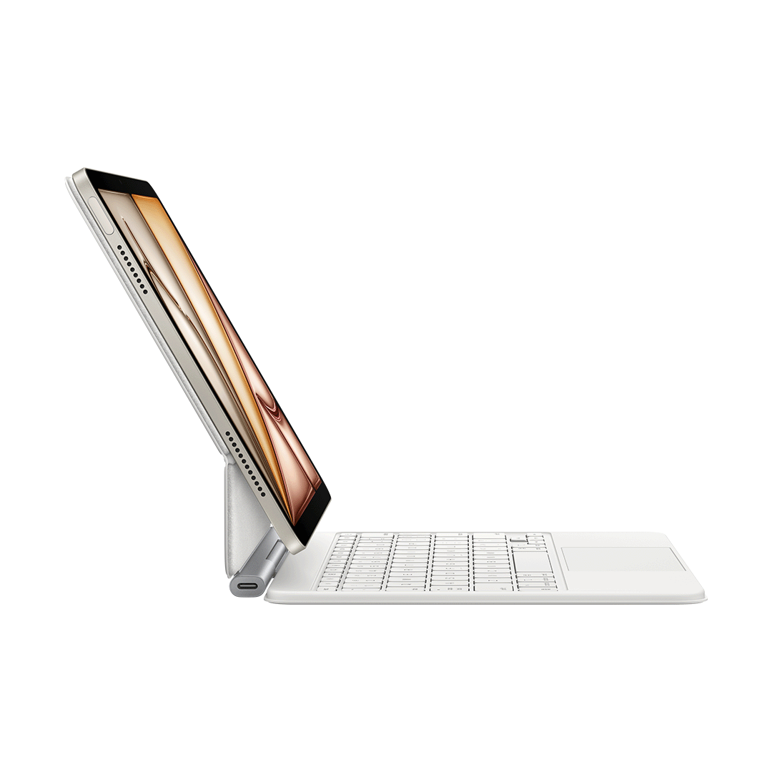 Magic Keyboard iPad Air 11-inch (M3) - Spanish (Latin America) - White (1).gif